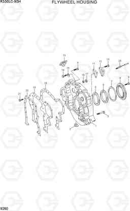 9260 FLYWHEEL HOUSING R330LC-9SH, Hyundai