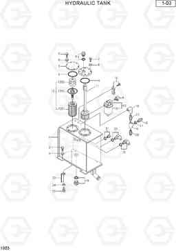 1003 HYDRAULIC TANK R35-7, Hyundai