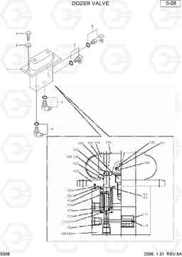 5008 DOZER VALVE R35-7, Hyundai