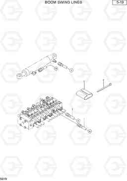 5019 BOOM SWING LINES R35-7, Hyundai