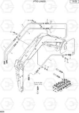 5023 PTO LINES R35-7, Hyundai