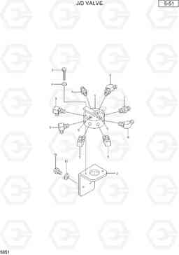 5051 J/D VALVE R35-7, Hyundai