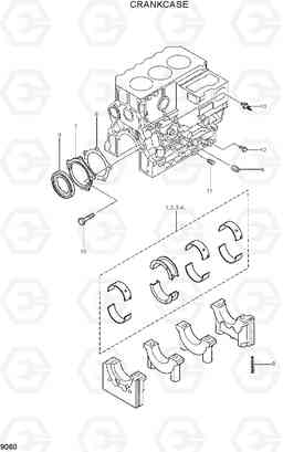 9060 CRANKCASE R35-7, Hyundai