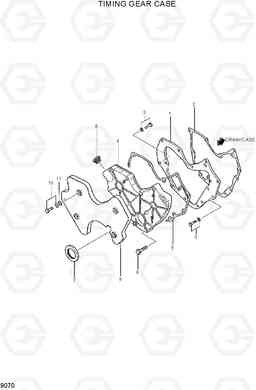 9070 TIMING GEAR CASE R35-7, Hyundai