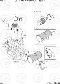 1030 AIR INTAKE & EXHAUST SYSTEM R35Z-7, Hyundai