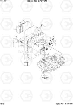 1040 COOLING SYSTEM R35Z-7, Hyundai