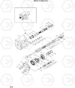 4010 MAIN PUMP(1/3) R35Z-7, Hyundai