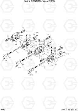 4110 MAIN CONTROL VALVE(2/3) R35Z-7, Hyundai