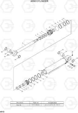 4610 ARM CYLINDER R35Z-7, Hyundai