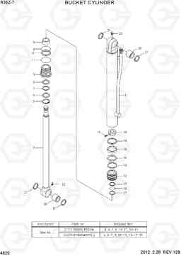 4620 BUCKET CYLINDER R35Z-7, Hyundai