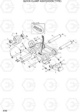 4700 QUICK CLAMP ASSY(HOOK TYPE) R35Z-7, Hyundai