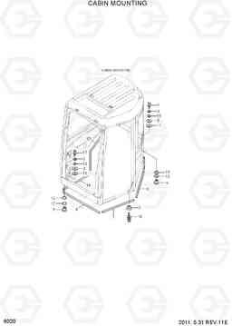 6020 CABIN MOUNTING R35Z-7, Hyundai