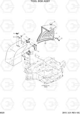 6320 TOOL BOX ASSY R35Z-7, Hyundai