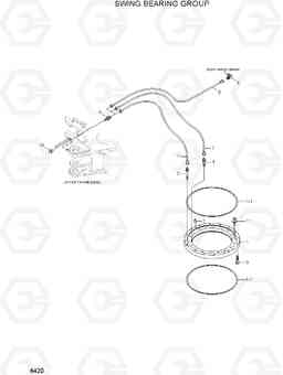 6420 SWING BEARING GROUP R35Z-7, Hyundai