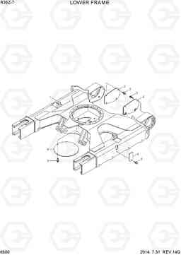 6500 LOWER FRAME R35Z-7, Hyundai