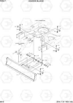 6510 DOZER BLADE R35Z-7, Hyundai