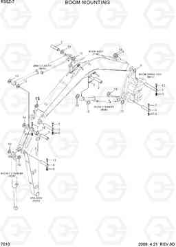 7010 BOOM MOUNTING R35Z-7, Hyundai