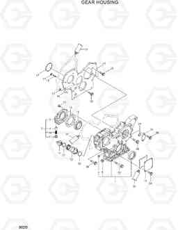 9020 GEAR HOUSING R35Z-7, Hyundai