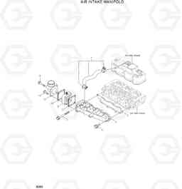 9050 AIR INTAKE MANIFOLD R35Z-7, Hyundai