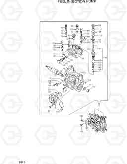 9110 FUEL INJECTION PUMP R35Z-7, Hyundai