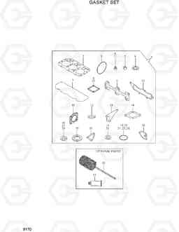 9170 GASKET SET R35Z-7, Hyundai