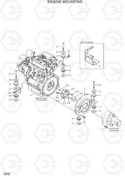 1010 ENGINE MOUNTING R35Z-7A, Hyundai