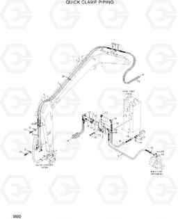 3500 QUICK CLAMP PIPING R35Z-7A, Hyundai