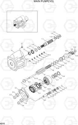 4010 MAIN PUMP(1/3) R35Z-7A, Hyundai