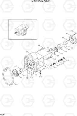 4020 MAIN PUMP(2/3) R35Z-7A, Hyundai