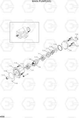 4030 MAIN PUMP(3/3) R35Z-7A, Hyundai