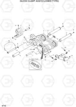 4710 QUICK CLAMP ASSY(CLOSED TYPE) R35Z-7A, Hyundai