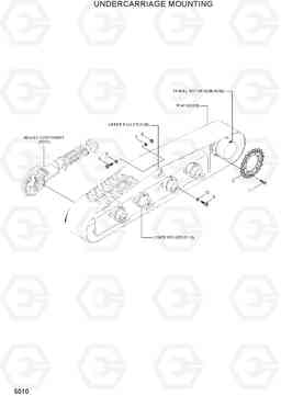 5010 UNDERCARRIAGE MOUNTING R35Z-7A, Hyundai