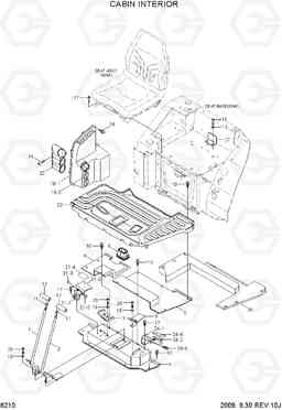 6210 CABIN INTERIOR R35Z-7A, Hyundai