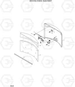 6310 ENGINE HOOD SUB ASSY R35Z-7A, Hyundai