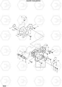 9020 GEAR HOUSING R35Z-7A, Hyundai