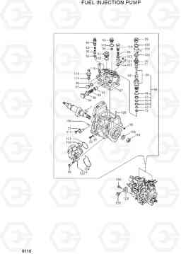 9110 FUEL INJECTION PUMP R35Z-7A, Hyundai