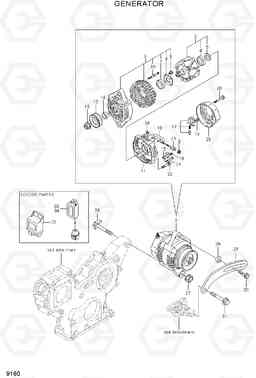9160 GENERATOR R35Z-7A, Hyundai