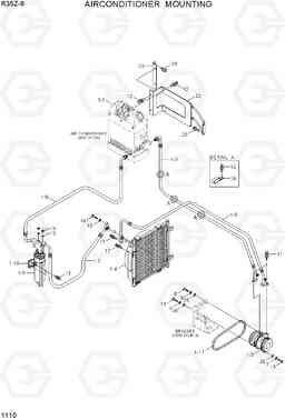 1110 AIR CONDITIONER MOUNTING R35Z-9, Hyundai