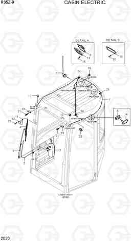 2020 CABIN ELECTRIC R35Z-9, Hyundai