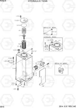 3010 HYDRAULIC TANK R35Z-9, Hyundai