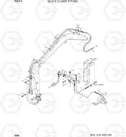 3500 QUICK CLAMP PIPING R35Z-9, Hyundai