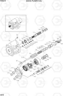 4010 MAIN PUMP(1/3) R35Z-9, Hyundai