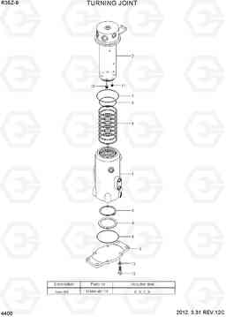 4400 TURNING JOINT R35Z-9, Hyundai