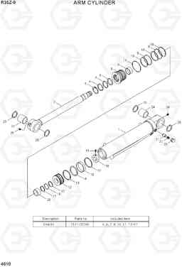 4610 ARM CYLINDER R35Z-9, Hyundai