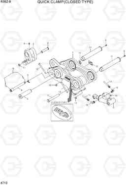 4710 QUICK CLAMP(CLOSED TYPE, -#0400) R35Z-9, Hyundai