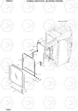 6140 CABIN ASSY(5/5, SLIDING DOOR) R35Z-9, Hyundai
