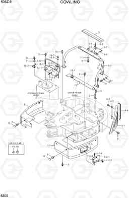 6300 COWLING R35Z-9, Hyundai