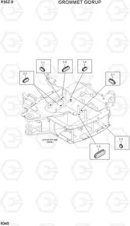 6340 GROMMET GROUP R35Z-9, Hyundai