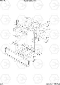 6510 DOZER BLADE R35Z-9, Hyundai