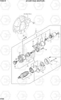 9150 STARTING MOTOR R35Z-9, Hyundai